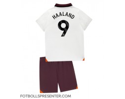 Manchester City Erling Haaland #9 Bortatröja Barn 2023-24 Kortärmad (+ korta byxor)